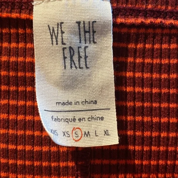 We The Free Striped Thermal size S *runs small* - Picture 6 of 7